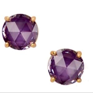 Authentic kate spade crystal stud earrings